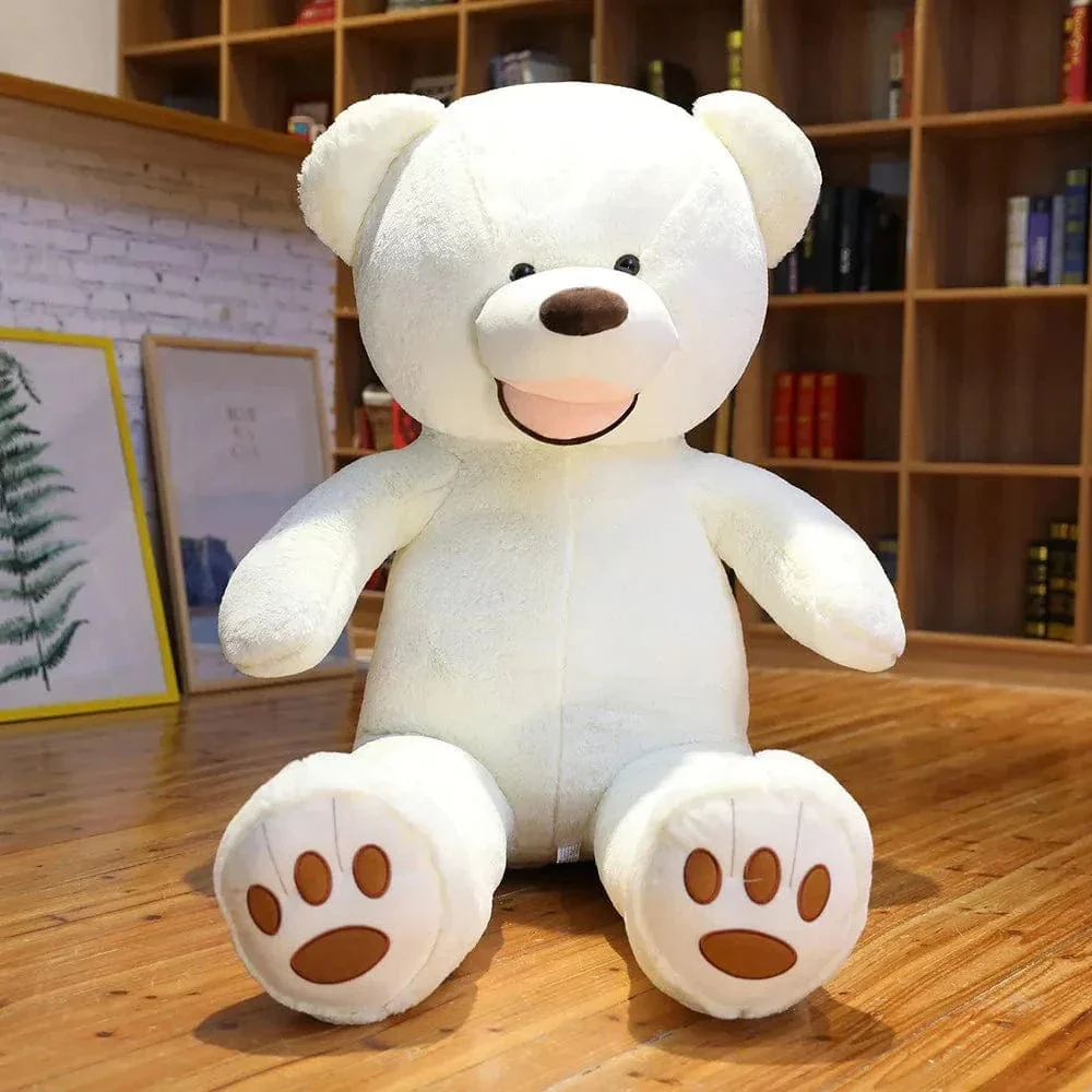 Ours en peluche géant coloré et souriant – Image 4