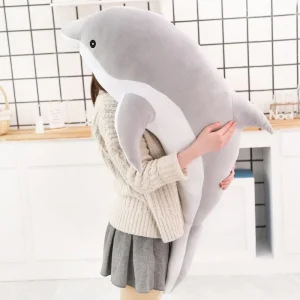 Peluche Dauphin Géant - Azur Le Joueur™