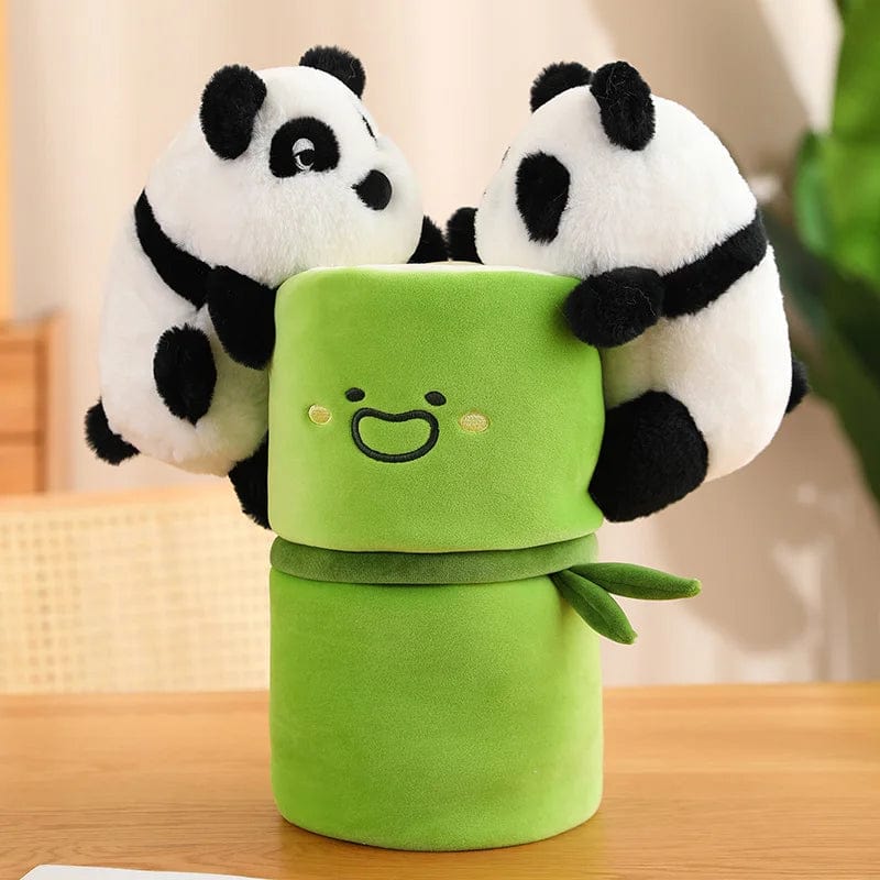 Peluche panda mignonne et son bambou – Image 7